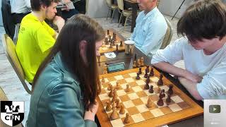 Thumbnail for Tournament fight! Pinkamena (1688) vs Mertins O. (1882). Chess Fight Night. Blitz | CFN Channel