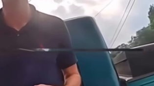 Thumbnail for This guy is NOT HAPPY with cops blocking the road!