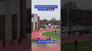 Thumbnail for They just ran the FASTEST 4x100 IN THE COUNTRY! 👀🤯 #shorts | MaxPreps