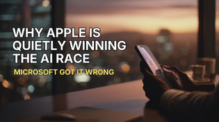 Thumbnail for Apple WINS AI because INTEL and MICROSOFT got it wrong. | Kiraa