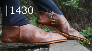 Thumbnail for Medieval Shoes are Surprisingly Simple to Make. | Bernadette Banner