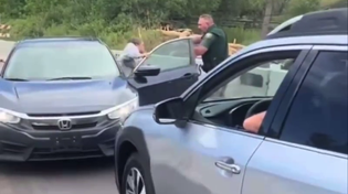 Thumbnail for Drunk or just retarded? Roastie rides the lightning 