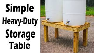 Thumbnail for Build This Simple DIY Water Barrel Rack Today! | Specific Love Creations