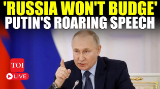 Thumbnail for Putin ENGLISH Speech | 'You Indecent Westerners...': Putin's ALL-OUT ATTACK On Ukraine Allies | Times Of India