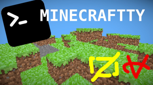 Thumbnail for Minecraft, but it runs in the terminal | zacoons