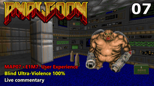 Thumbnail for Amalgoom - MAP07 + E1M7: User Friendly - Blind Ultra-Violence 100% | Vytaan