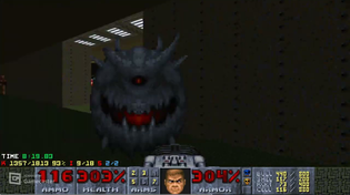 Thumbnail for DOOM II - NoSp3 - MAP 18 (Downhill) UV-Max in 13:39 | Plats
