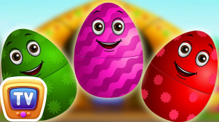 Thumbnail for Surprise Eggs Nursery Rhymes | Old MacDonald Had A Farm | Learn Colours & Farm Animals | ChuChu TV