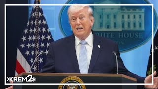 Thumbnail for Trump pulls back on his Iran threats for two weeks, Iran agrees to ceasefire | KREM 2 News