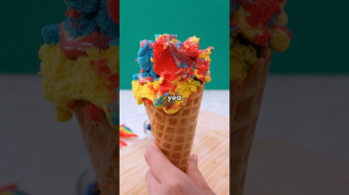 Thumbnail for Can I recreate this amazing SUPERMAN ICE CREAM? | Little Remy Food 🐭🍝