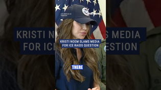 Thumbnail for 'FAKE NEWS!’: Kristi Noem blasts media for question on ICE raids #foxnews #news #shorts #usa #cali | Fox News