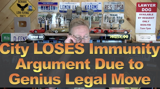 Thumbnail for City Loses Immunity Defense Due to Genius Legal Move | Steve Lehto