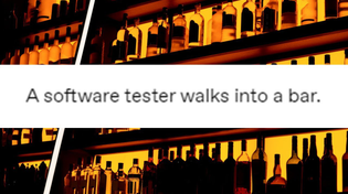 Thumbnail for A software tester walks into a bar | Jeaney Collects