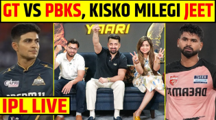 Thumbnail for 🔴GT VS PUNJAB KINGS: SHUBMAN VS SHREYAS IYER, KAUN KISKO DEGA MAAT? KISE MILEGI JEET? | Sports Yaari