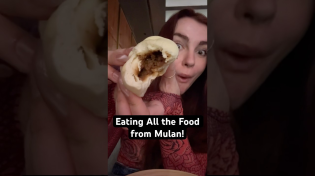 Thumbnail for Eating all the food from Mulan! #foodie #mulan #chinesefood #eating #nycfood #disney #shorts | KarissaEats