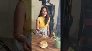 Thumbnail for Mix, flip, eat, repeat ✨🥞 Pancakes are so yummmm 😍 #pancake #bts #cinematic #commercial #breakfast | Food for shot