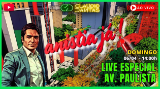 Thumbnail for Cobertura Especial da Manifestação na Av Paulista Com nosso Time de Colunistas e Repórteres | Claudio Dantas