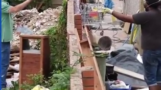 Thumbnail for NIGGER MAD NEIGHBORS RETURNED HIS TRASH