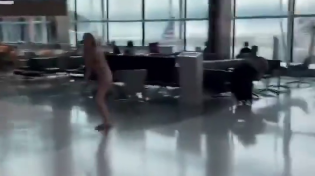 Thumbnail for Naked girl in Airport