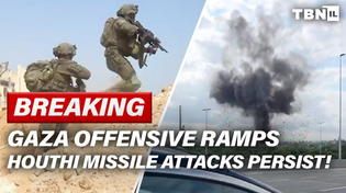 Thumbnail for BREAKING: Iran's  Mystery Blasts | Houthi Missile strikes Near Tel‑Aviv Air Port | TBN Israel