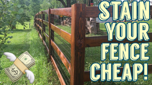 Thumbnail for Recycled Motor Oil Fence Stain / DIY / How to Make your own wood stain | Brian Ealy