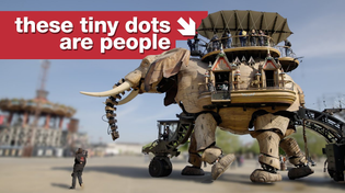 Thumbnail for I rode a giant mechanical elephant. You can too. | Tom Scott