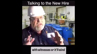 Thumbnail for Talking to the New Hire | FunnyMemeSpot Backup