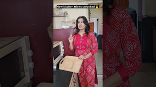 Thumbnail for "New useful kitchen tricks unlocked." 😉🤪🤣 #relatable #comedy #funny #shorts | Radhika Maroo