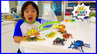 Thumbnail for Ryan's Bug Catching at home Pretend Play and Learn Insect Facts for kids! | Ryan's World
