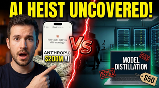 Thumbnail for The Great AI Heist: China's $50 Trick to Copy Anthropic's $200 Million AI | AI Breakdown