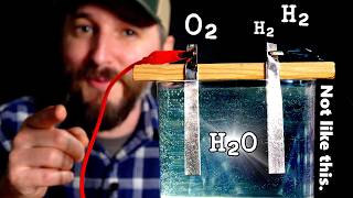 Thumbnail for Electricity Does Not "Split" H₂O. And That's VERY Useful. | NightHawkInLight