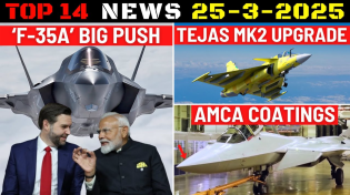 Thumbnail for Indian Defence Updates : F-35A Push,AMCA Stealth Coating,Tejas MK2 Upgrade,Future Main Battle Tank | Indian Defence Updates