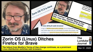 Thumbnail for Zorin OS (Linux) Ditches Firefox for Brave | The Lunduke Journal