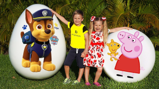 Thumbnail for Diana and Roma play with Giant Surprise eggs | ✿ Kids Diana Show