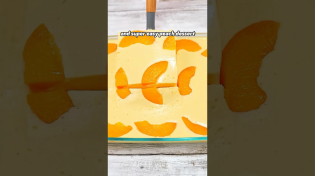 Thumbnail for Peach dessert from @SabrososTasty #shorts | Guma Art