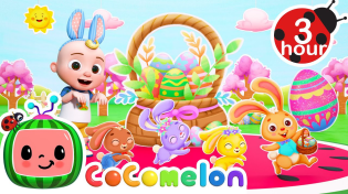 Thumbnail for Hop Little Bunnies Dance + MORE CoComelon Nursery Rhymes & Kids Songs | Moonbug Kids - Cartoons and Kids Songs