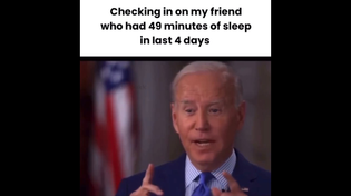 Thumbnail for Checking in on my friend who had 49 minutes of sleep in last 4 days | FunnyMemeSpot Backup