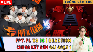 Thumbnail for TRỰC TIẾP: FPT x FLASH vs ONE STAR ESPORTS - CHUNG KẾT SỚM GĐ1 | LUỒNG CẢM XÚC NAMSENSEI | Namsensei