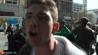 Thumbnail for #OWS #LA Clashes With LAPD (11/17/11); Promises to F**k "Grey Aliens" & Illuminati