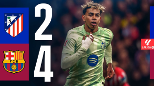 Thumbnail for ATLETICO MADRID 2 vs 4 FC BARCELONA | LALIGA 2024/25 MD28 (WITH COMMENTARY) | FC Barcelona