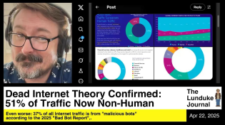 Thumbnail for Dead Internet Theory Confirmed: 51% of Traffic Now Non-Human