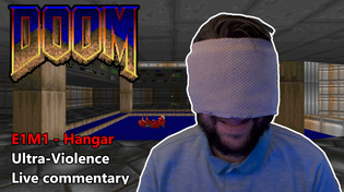 Thumbnail for Doom - E1M1: Hangar - BLINDFOLDED Ultra-Violence