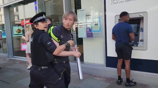 Thumbnail for Guy buys a baseball bat in a british sports store. Gets arrested immediately after crossing the door