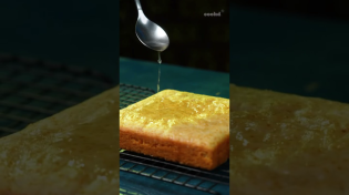 Thumbnail for Effortless Iftar Recipe no. 4 - Bakery Style Honey Cake! Soft, moist cake with sweet jam on top..🤤 | Cookd