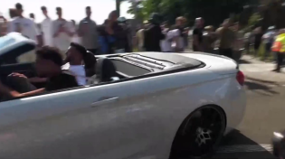 Thumbnail for Niggers Leave Car Show, Sideswipe White Guy in HiVis