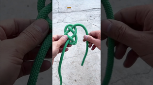 Thumbnail for Button Without a Button? Try This Knot Instead #RopeCraft #ytshorts | RiddleCraft Premium