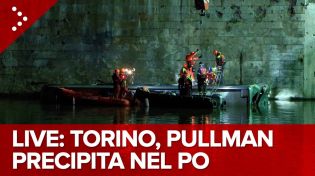 Thumbnail for LIVE Torino, autobus turistico precipita nel fiume Po: diretta video | Local Team