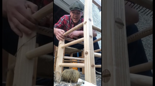 Thumbnail for Finishing A Súgán Chair. #woodworking #shortvideo #satisfying #handtools #ireland #tradition | Eoin Reardon