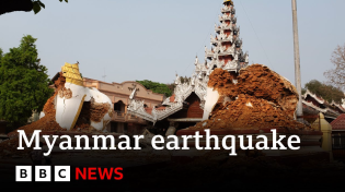 Thumbnail for Myanmar earthquake death toll rises to more than 1,000 as hundreds trapped under rubble | BBC News