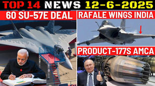 Thumbnail for Indian Defence Updates : 60 Su-57E Deal,Rafale Wings India,Product-177S for AMCA,2 More S-400 Order
